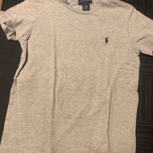Boys Size 6 Grey Polo Tee Grey